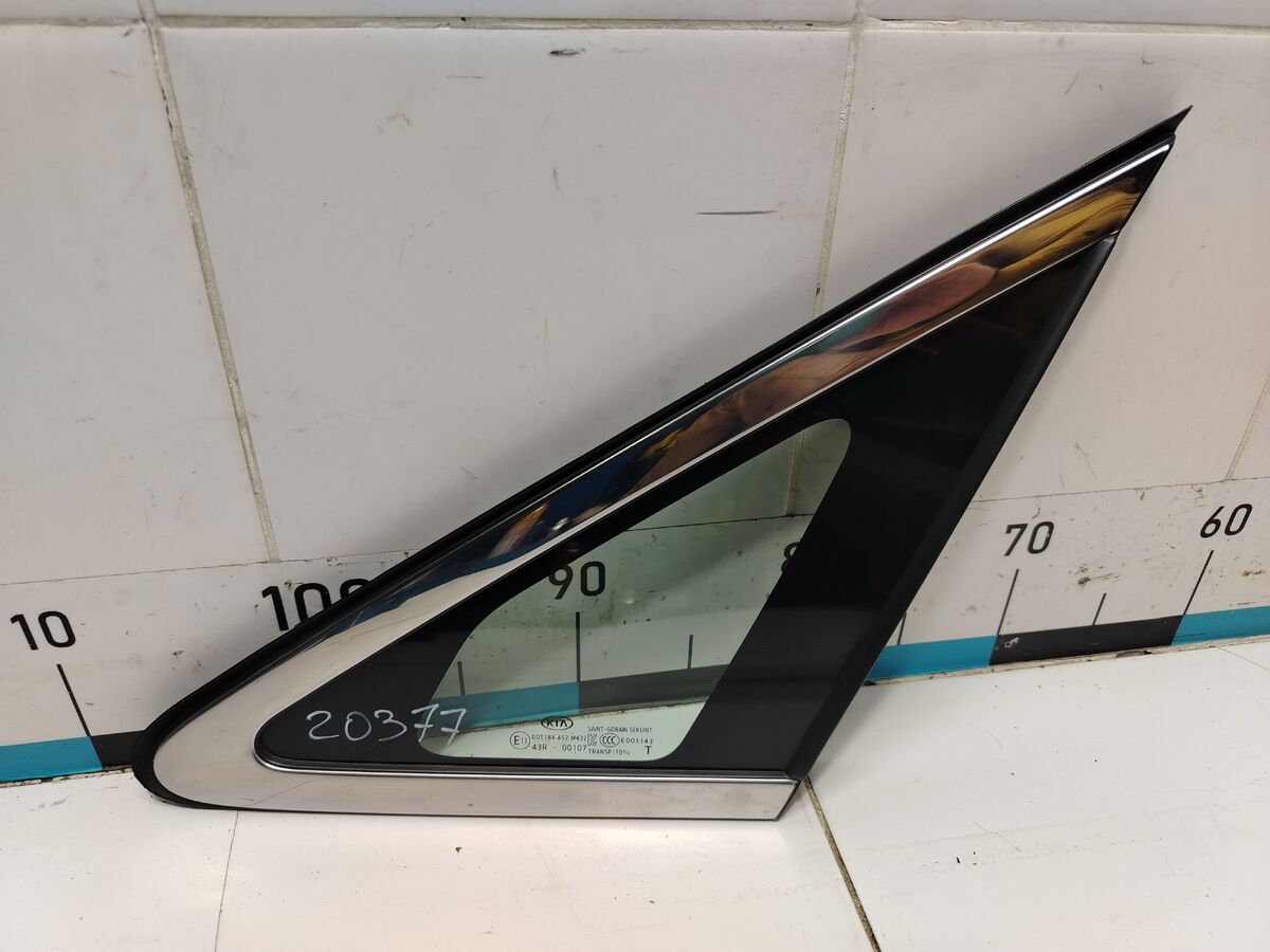 Стекло двери передней левой (форточка) Kia Carnival (YP) III (2014– н.в.)