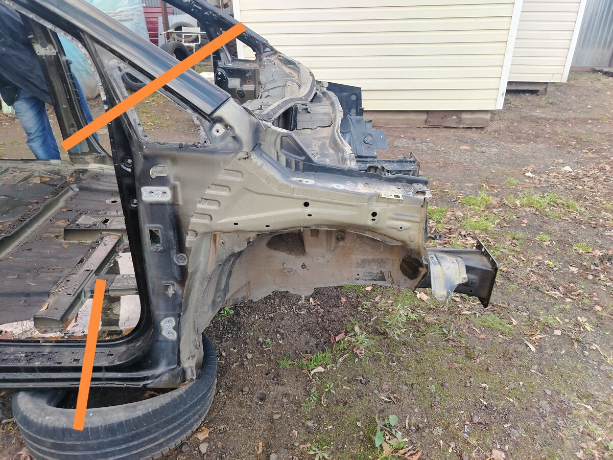 Лонжерон передний правый Kia Carnival (YP) III (2014– н.в.)