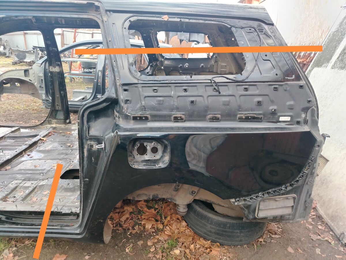 Крыло заднее левое Kia Carnival (YP) III (2014– н.в.)