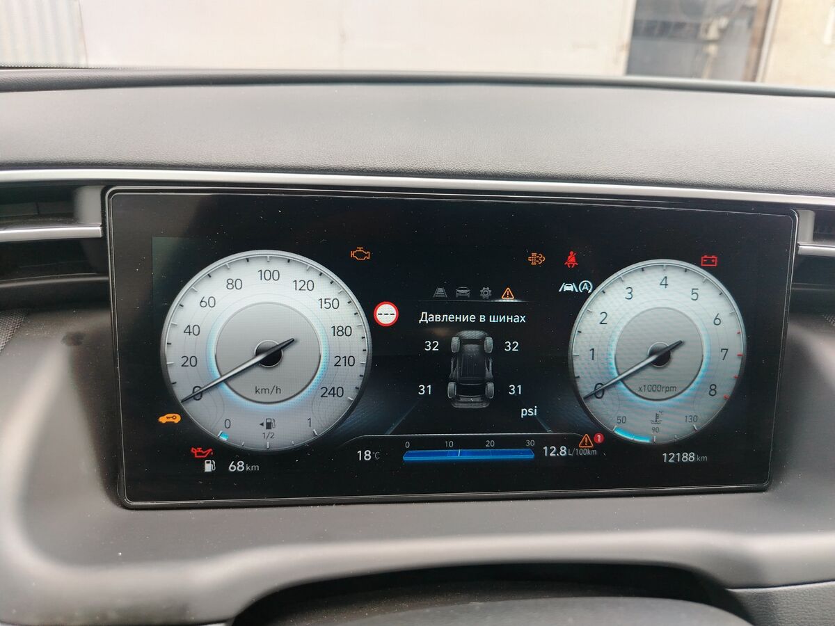 Панель приборов Hyundai Tucson IV (2020-2025)