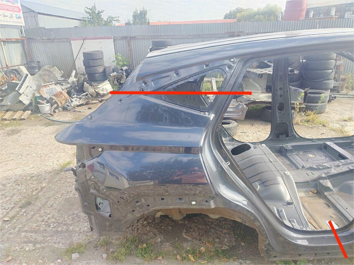 Крыло заднее правое Hyundai Tucson IV (2020-2025)