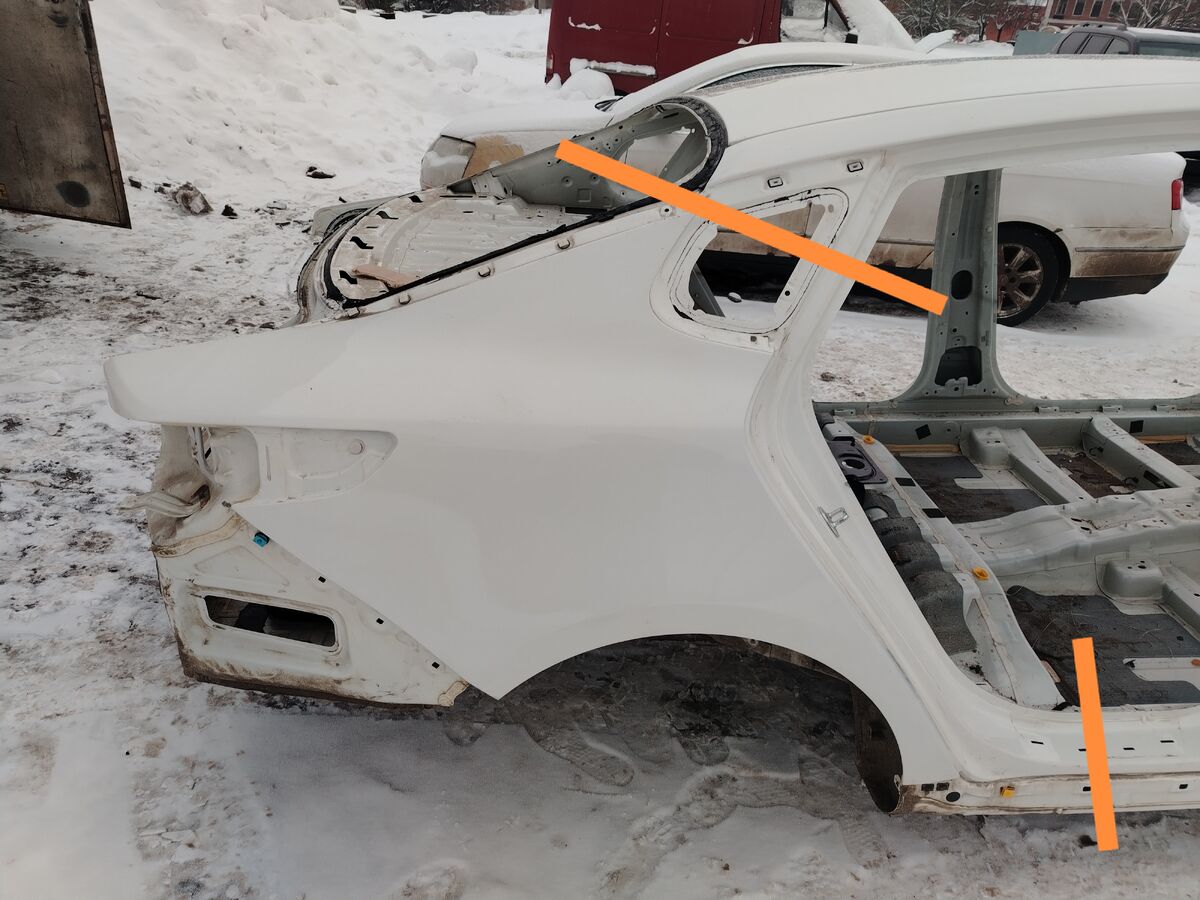 Крыло заднее правое Kia Optima (JF) IV рестайлинг (2018– н.в.)