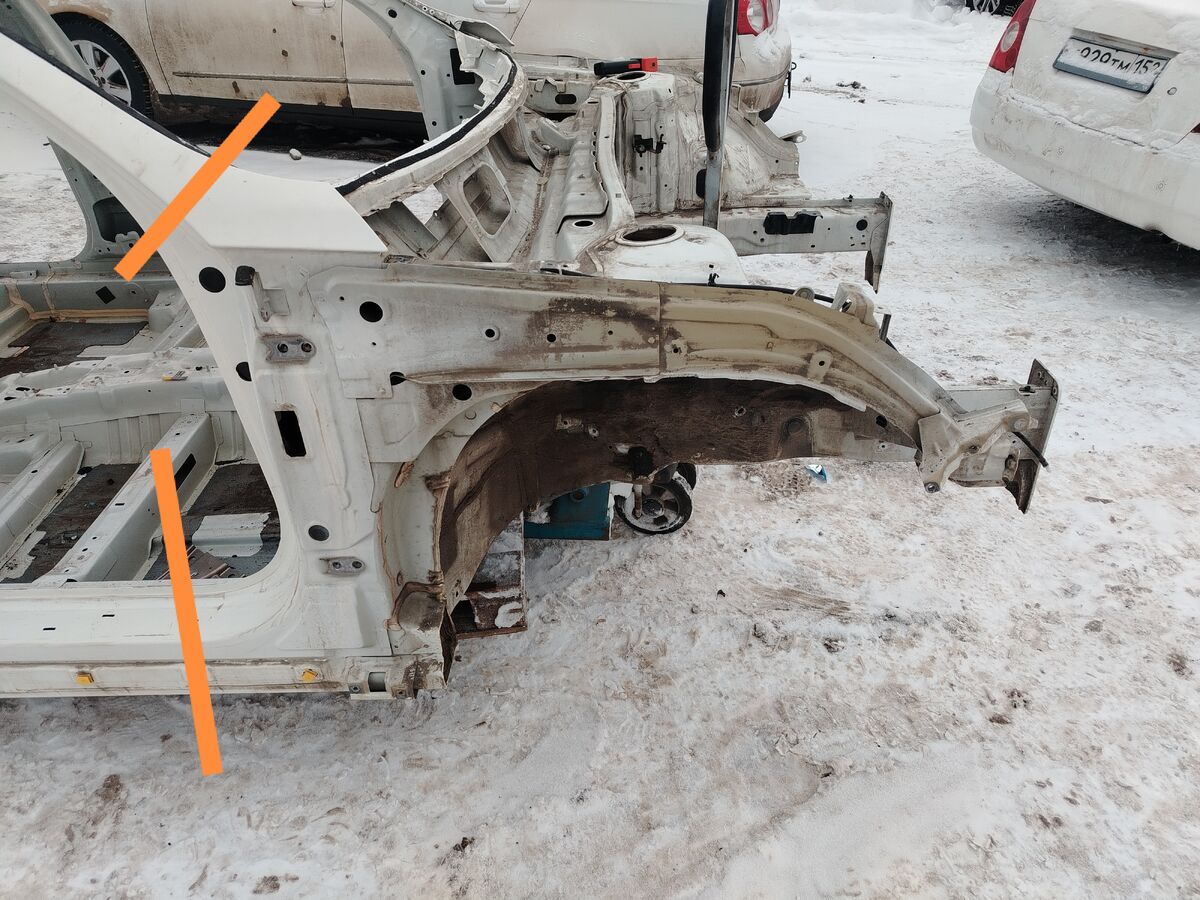 Лонжерон передний правый Kia Optima (JF) IV рестайлинг (2018– н.в.)