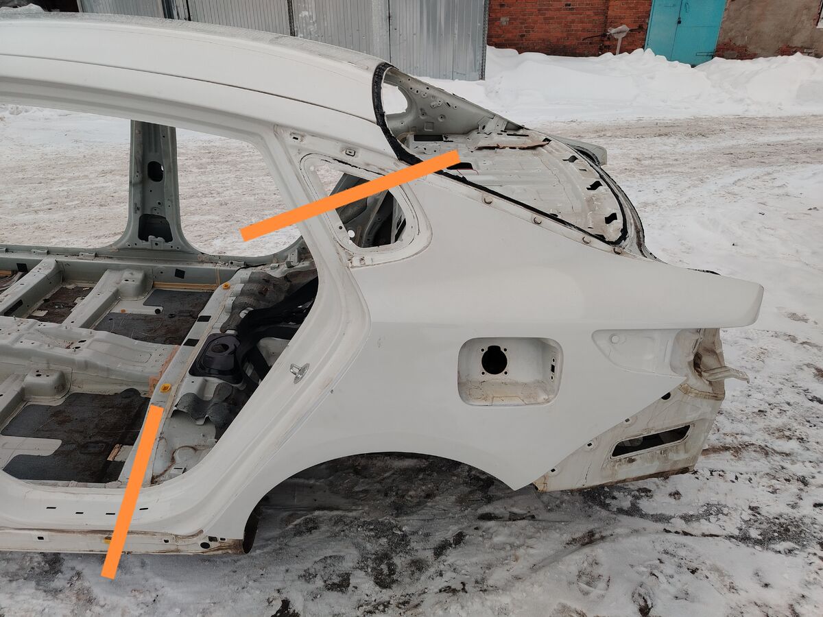 Крыло заднее левое Kia Optima (JF) IV рестайлинг (2018– н.в.)