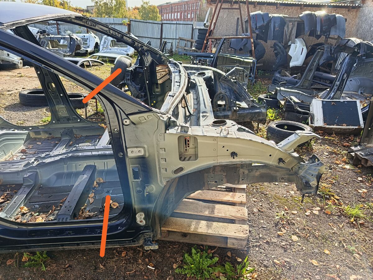 Лонжерон передний правый Hyundai Tucson IV (2020-2025)