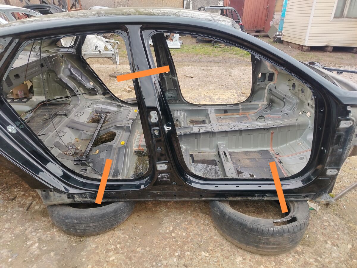 Порог со стойкой правый Kia K5 (DL) III (2019-2026)