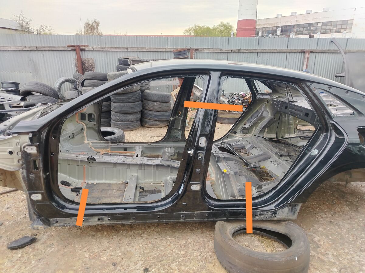 Порог со стойкой левый Kia K5 (DL) III (2019-2026)