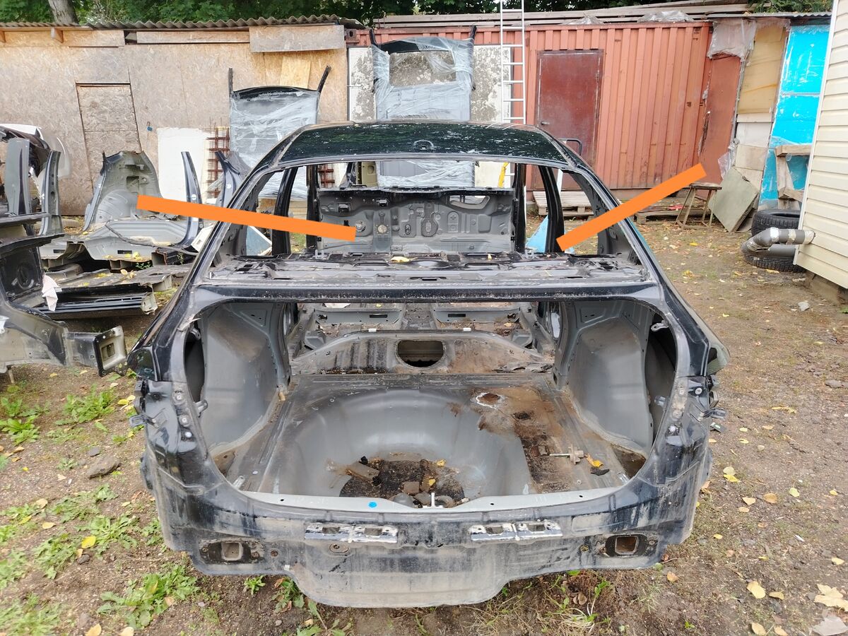 задняя часть кузова Kia Rio (FB) IV (2017– 2020)