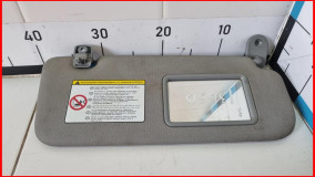 Солнцезащитный козырёк внутренний правый Kia Rio 3 2011-2015 оригинал (852201R0208M)