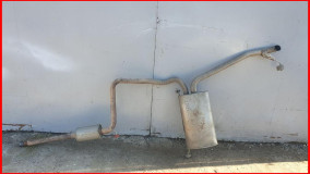 Глушитель основной Skoda Octavia A7 2013-2017 оригинал (5E0253181AG)