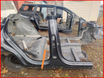 Порог со стойкой правый Hyundai Tucson 4 NX4 оригинал 2020-2025 (71322N7D00)