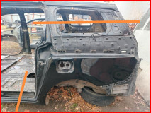 Крыло заднее левое Kia Carnival 3 оригинал 2014-2021 (71503A9C20)