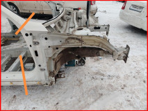 Лонжерон передний правый Kia Optima 4 JF оригинал 2016-2020 (64600D4500)