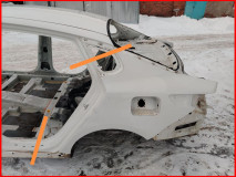 Крыло заднее левое Kia Optima 4 JF оригинал 2016-2020 (70100D4A50)