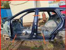 Порог со стойкой левый Hyundai Tucson NX4 оригинал 2020-2025 71312N9D00