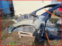 Лонжерон передний левый Hyundai Tucson NX4 оригинал 2020-2025 64601N9000