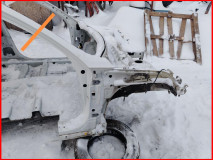 Лонжерон передний правый Kia Optima 4 JF оригинал 2016-2020 (64600D4500)